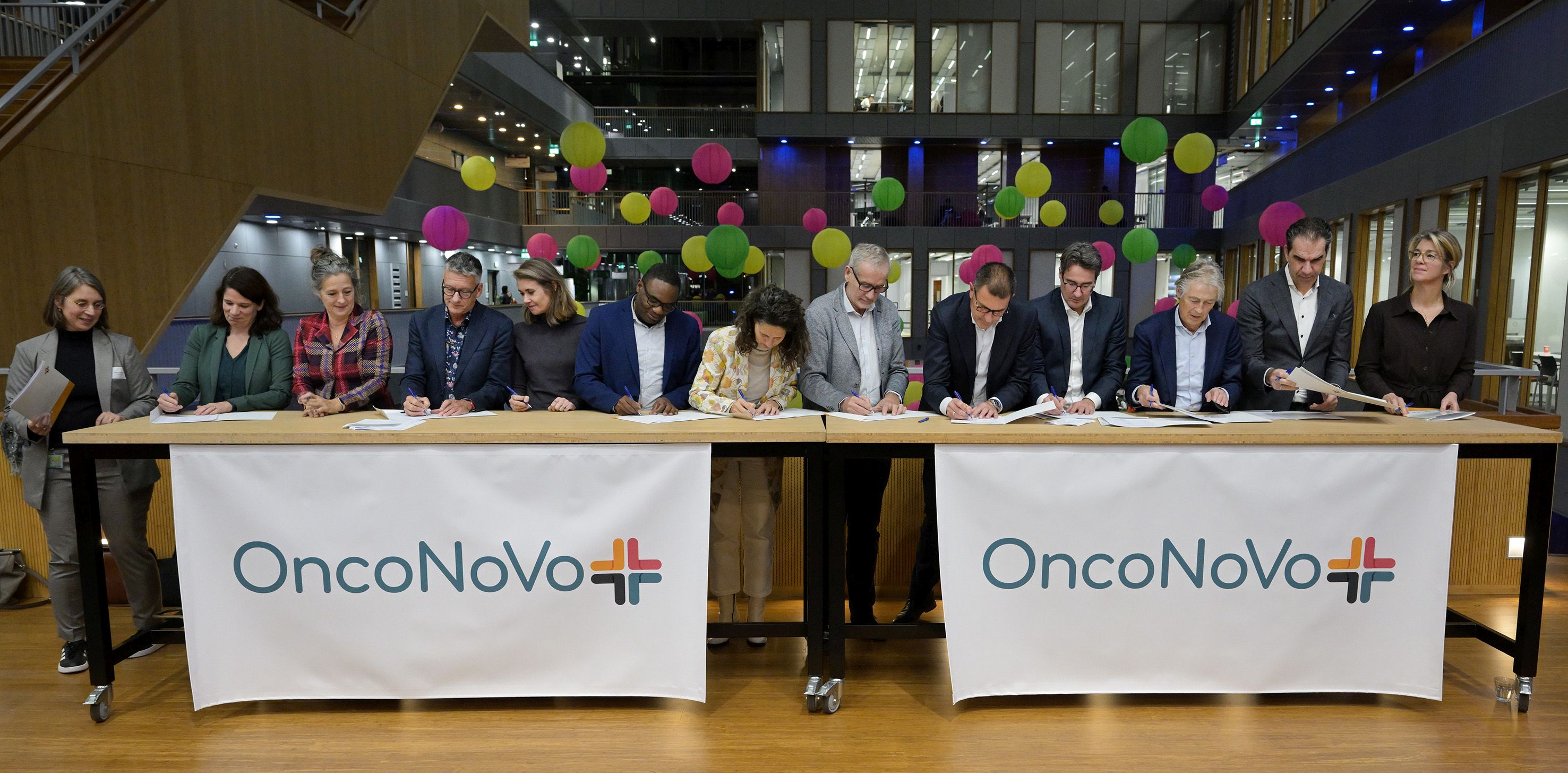 Ondertekening samenwerkingsovereenkomst oncologisch netwerk Onconovo+ door OLVG