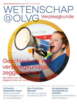 cover pagina verpleegkundig wetenschapsblad olvg 2024