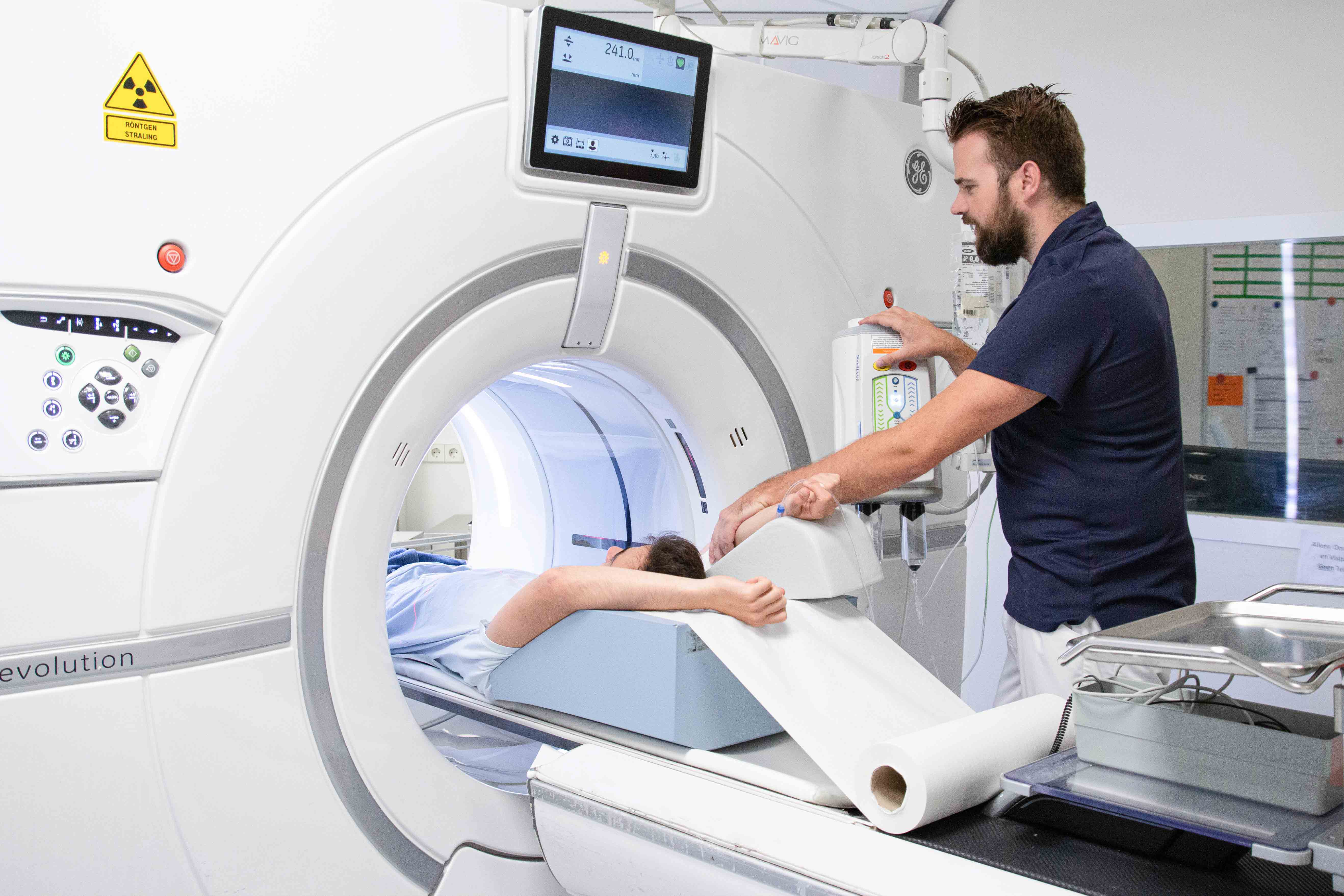 Foto van een CT-scan